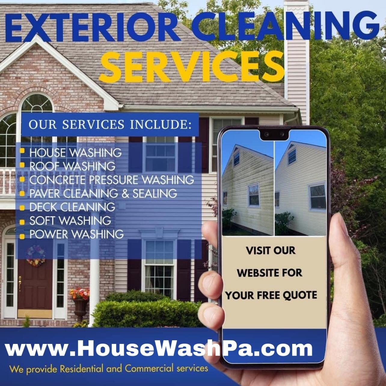 pressure washing services